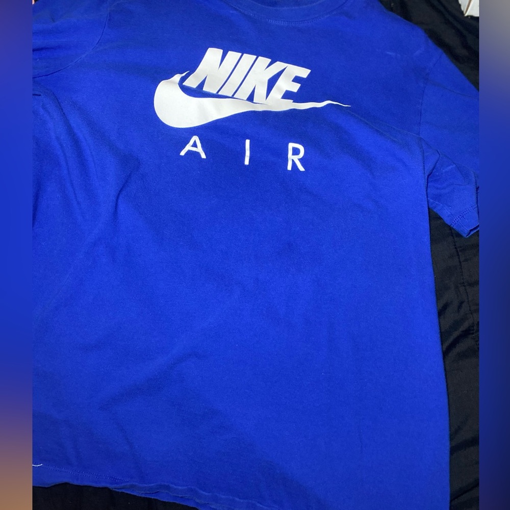 Nike blue t shirt